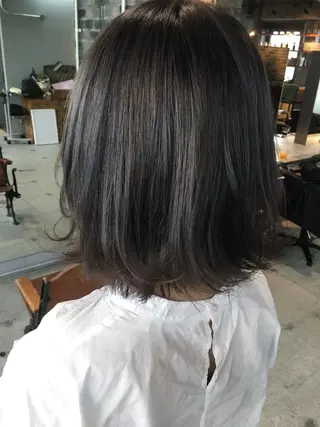 ミディアム カラー パーマ 代表 中島貴志のヘアスタイル