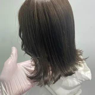 ショート カラー パーマ ヘアアレンジ ネイル マツエク・マツパ 韓国風ベージュ🤎 赤みなし🌿横浜🤎のヘアスタイル