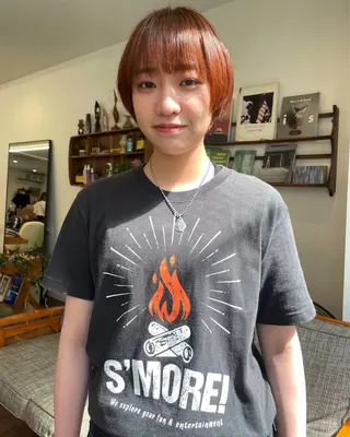 ショート カラー pole所属・【pole】 minaのヘアスタイル