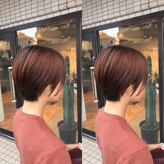 ショート カラー 🌟大人ショート🌟 三井裕司のヘアスタイル