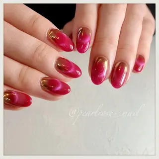 ネイル Beauty salon Ryu・ange所属・PEARL ROSE パールローズのネイルデザイン