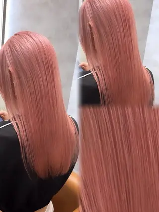 ロング カラー ダメージレスカラー 🩵HIYO🩵のヘアスタイル