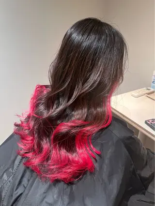 ロング 韓国ヘア/ワンホン ちひろのヘアスタイル