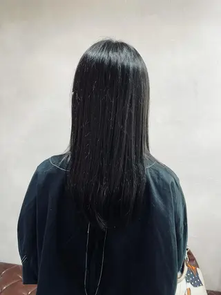 ロング カラー 似合わせスタイル 足立のヘアスタイル