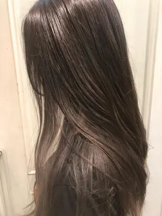 ロング カラー classic 新横浜所属・大人girly🛋️ 🤍yukakoのヘアスタイル