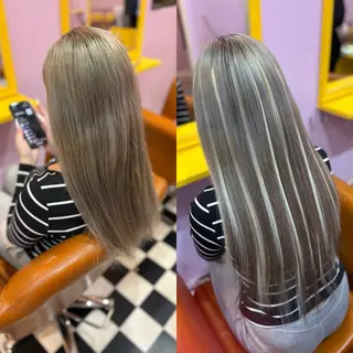 ロング チビ編み込みエクステ どぅ〜す/YUIのヘアスタイル