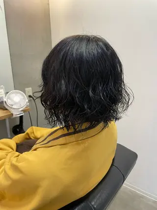 ミディアム パーマ 南雲 由麻のヘアスタイル