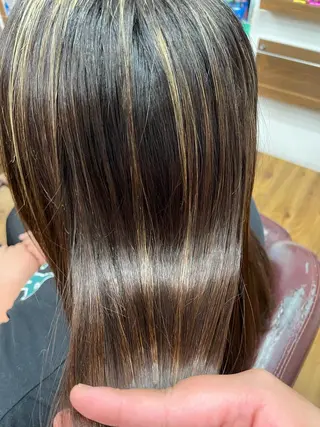 ミディアム 美容室 Jフィドルファドル所属・わきた かずなのヘアスタイル