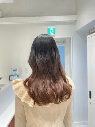 ロング BRIGHT所属・🤍恵比寿/透明感/ 小顔カット🤍アズサのヘアスタイル