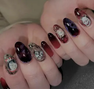 ネイル Spiky とうげ ふうかのネイルデザイン