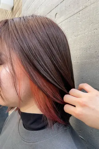 カラー CRESCENDO 山本樹カットカラーのヘアスタイル