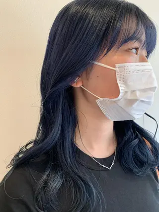 ミディアム カラー MARU レイヤー/パーマのヘアスタイル