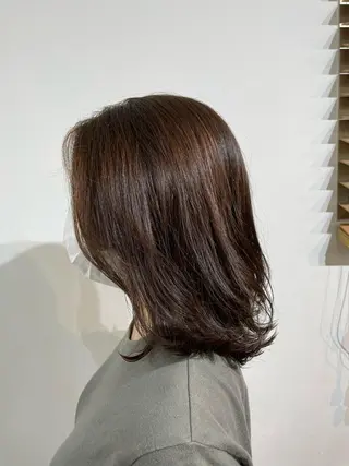 ミディアム 🐬脱白髪染めカラー 清水大世🐬のヘアスタイル