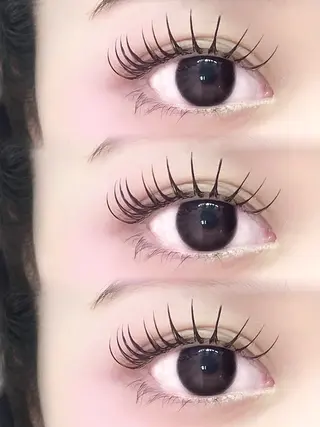 マツエク・マツパ 大阪梅田 SAKI 韓国風束感まつ毛のマツエク・マツパデザイン