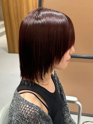 ミディアム 本田 大和のヘアスタイル