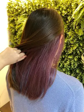 セミロング 水谷 菜央のヘアスタイル