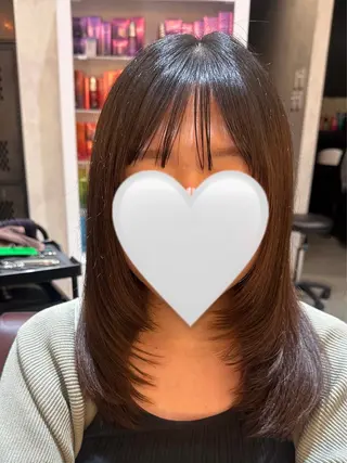 ロング ✂️無料カットモデル ✂️佐々木悠月のヘアスタイル
