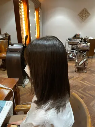 ミディアム stylist YUTOのヘアスタイル