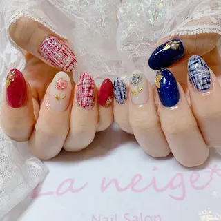 ネイル La neige* yuki 🥯🍑のネイルデザイン