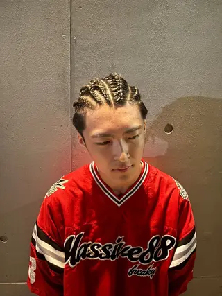 ミディアム メンズ 🫧ブリーチ/カラー 🫧 鈴木敏文のヘアスタイル