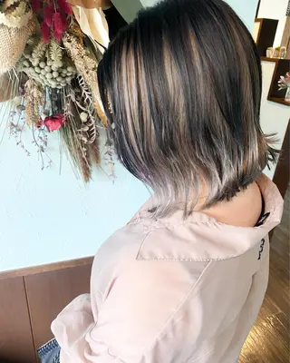 ミディアム Blink Remit hair明野店所属・秋月 亜耶のヘアスタイル