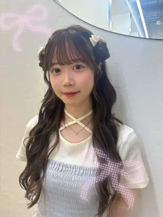 ヘアアレンジ レイヤーカット ♥kanaのヘアスタイル