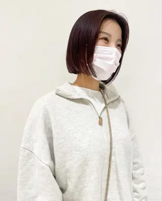 ショート ハイトーン/ 髪質改善/ヒロタリカのヘアスタイル