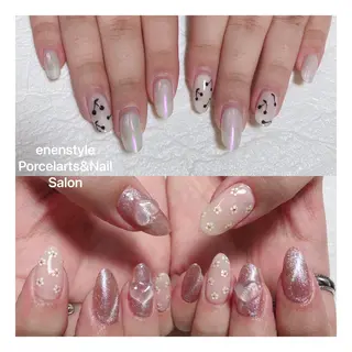 ミディアム ネイル 👑enen style👑のネイルデザイン