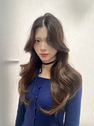 ロング カラー etora 渋谷所属・ワンホンヘア🇨🇳 髪質改善/itaruのヘアスタイル