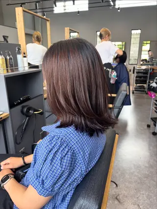 ミディアム 北村 祐樹のヘアスタイル