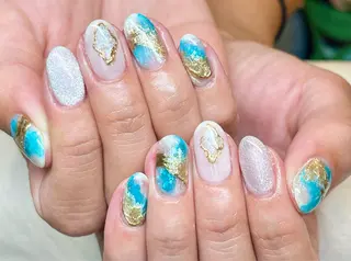 ネイル ネイルサロン　リリーブランシュ所属・森 瑞紀のネイルデザイン