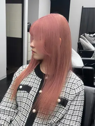 ロング BALE所属・祥華(さちか)／透 明感カラー／髪質改善のヘアスタイル