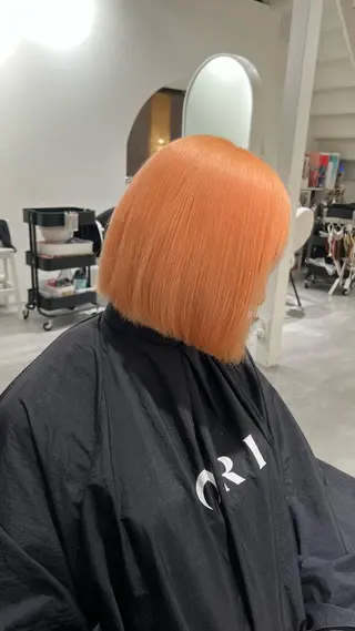 ミディアム カラー HONO/韓国 🇰🇷大阪エクステのヘアスタイル