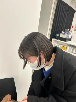 ショート 愛結 暖色カラー🎀🩰のヘアスタイル