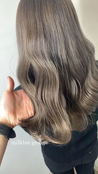 ロング カラー 🌈re-room EIKI🇰🇷のヘアスタイル