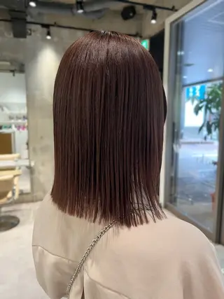 ミディアム カラー yoke所属・haruka kobayashiのヘアスタイル
