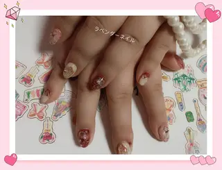 ネイル ラベンダー💖日暮里 ルル💖ネイルのネイルデザイン