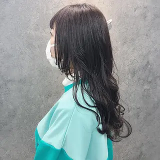 セミロング 所渉/韓国レイヤー /ウルフカットのヘアスタイル