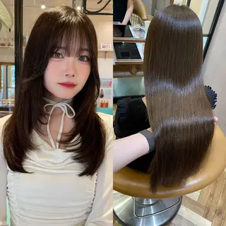 ロング カラー 💎巻ける縮毛矯正/ 艶髪💎石渕智也のヘアスタイル