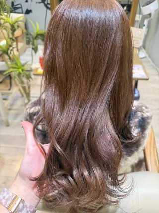 セミロング カラー 🦋ふくい あやの🦋のヘアスタイル