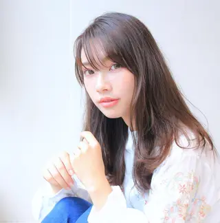 セミロング 河野 薫のヘアスタイル