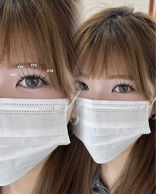 マツエク・マツパ ViSEO Nanaのマツエク・マツパデザイン