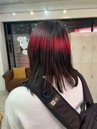 ミディアム 💥ウルフカット デザインあんな💥のヘアスタイル