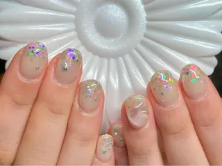 ショート カラー ネイル ネイルサロン　リリーブランシュ所属・森 瑞紀のネイルデザイン