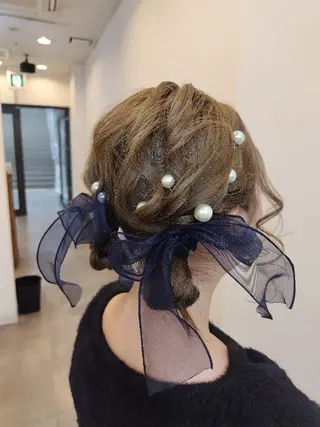 ヘアアレンジ LUXbe博多バスターミナル店所属・澤田 あきのヘアスタイル