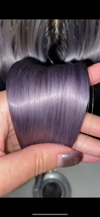 ミディアム カラー yuna/ボブカット /ハイトーンカラーのヘアスタイル