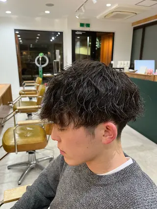 パーマ メンズ 【メンズパーマ専門】 質感職人/牧野成瀬のヘアスタイル