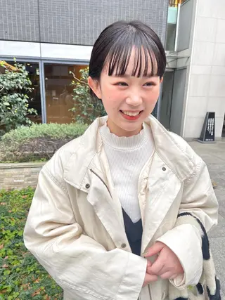 ショート カラー パーマ ヘアアレンジ メンズ キッズ ネイル マツエク・マツパ アイブロウ tatsumi/ボブ ウルフ/レイヤーのヘアスタイル