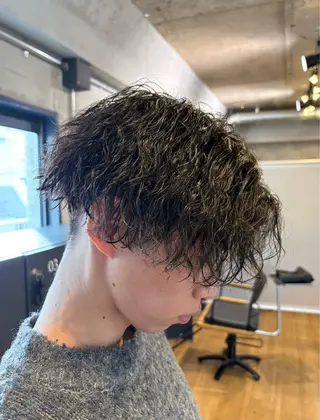 ショート パーマ メンズ ✂︎メンズ特化✂︎ 竹内貴則のヘアスタイル