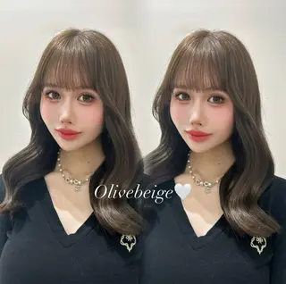 ロング カラー 🍓韓国ヘア レイヤ ーカット🍓笠原 葵のヘアスタイル